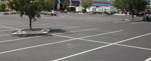 parking lot seal coating - after