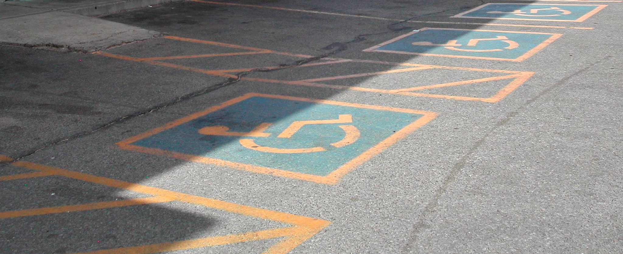 Parking Lot Striping - before