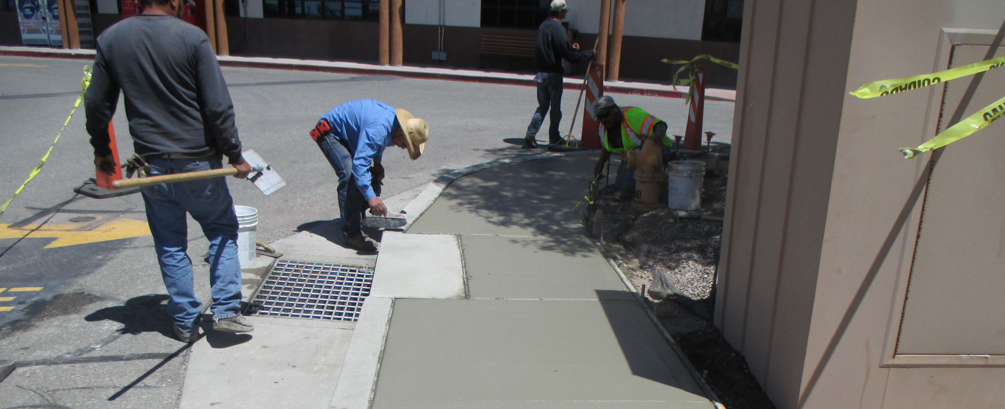 concrete sidewalk repair